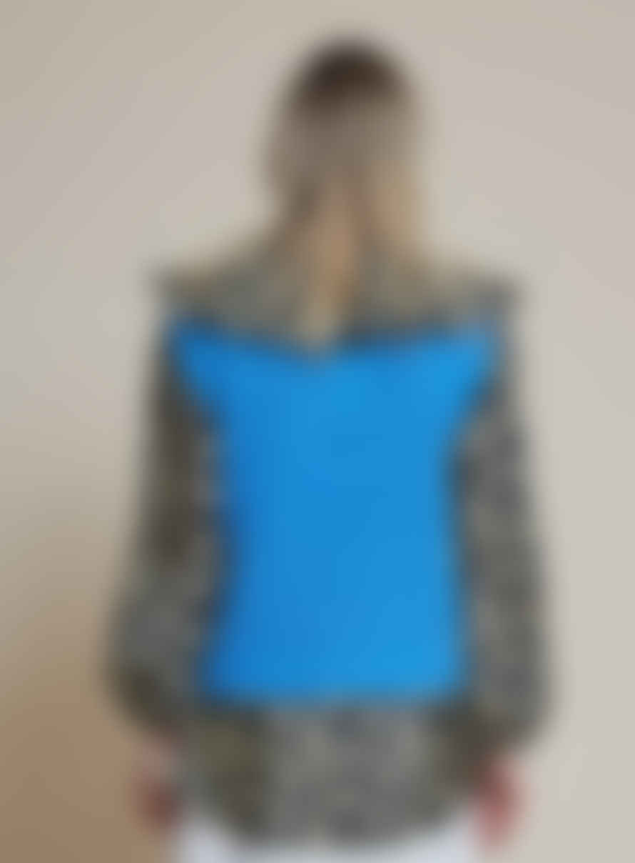 Stella Nova Clear Blue Ceci Knitted Vest Top