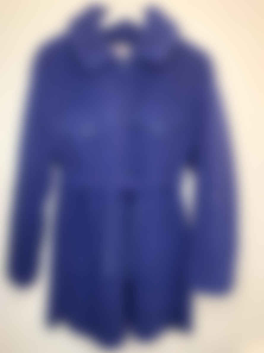 Urbancode Cobolt Blue Faux Shearling Saba Jacket