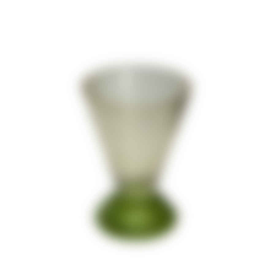Hubsch Abyss Vase in Dark Green and Brown