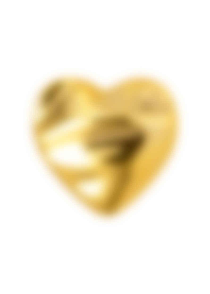 LULU Copenhagen Melted Heart Earring - Gold