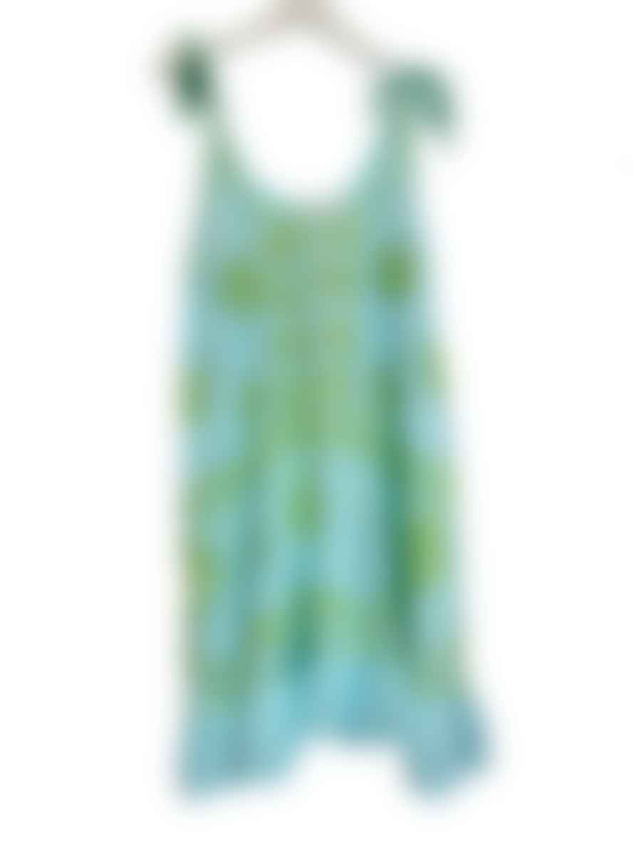 Pranella Remi Slip Dress In Aqua
