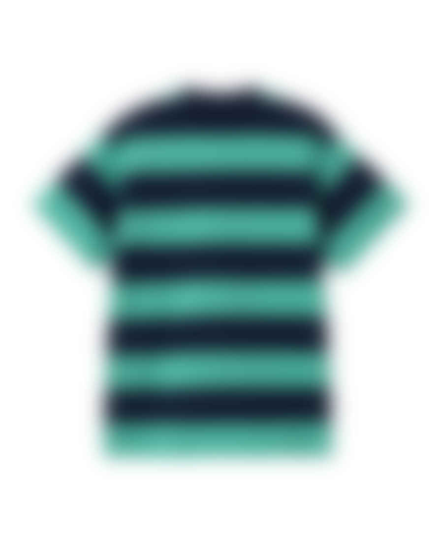Carhartt Camiseta Dampier - Dark Navy / Aqua Green