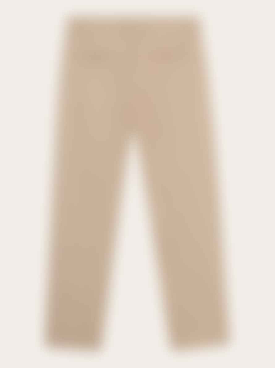 Knowledge Cotton Apparel  70246 Chuck Regular Chino Poplin Pants 1228 Light Feather Gray