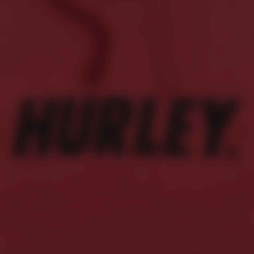 HURLEY Fastlane Solid Pullover Hooded Jumper in Burgundy