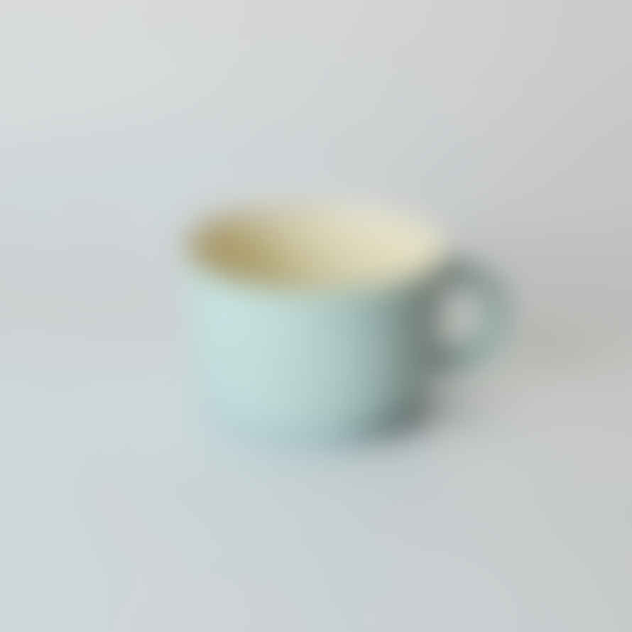 Aeyglom Ceramics Large Cup In Turquoise