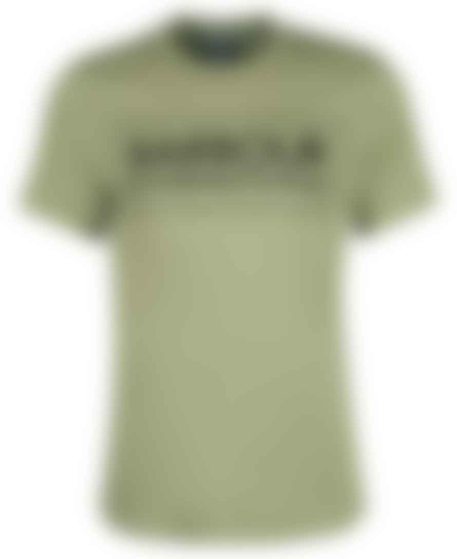 Barbour International Essential Large Logo T-shirt Light Moss