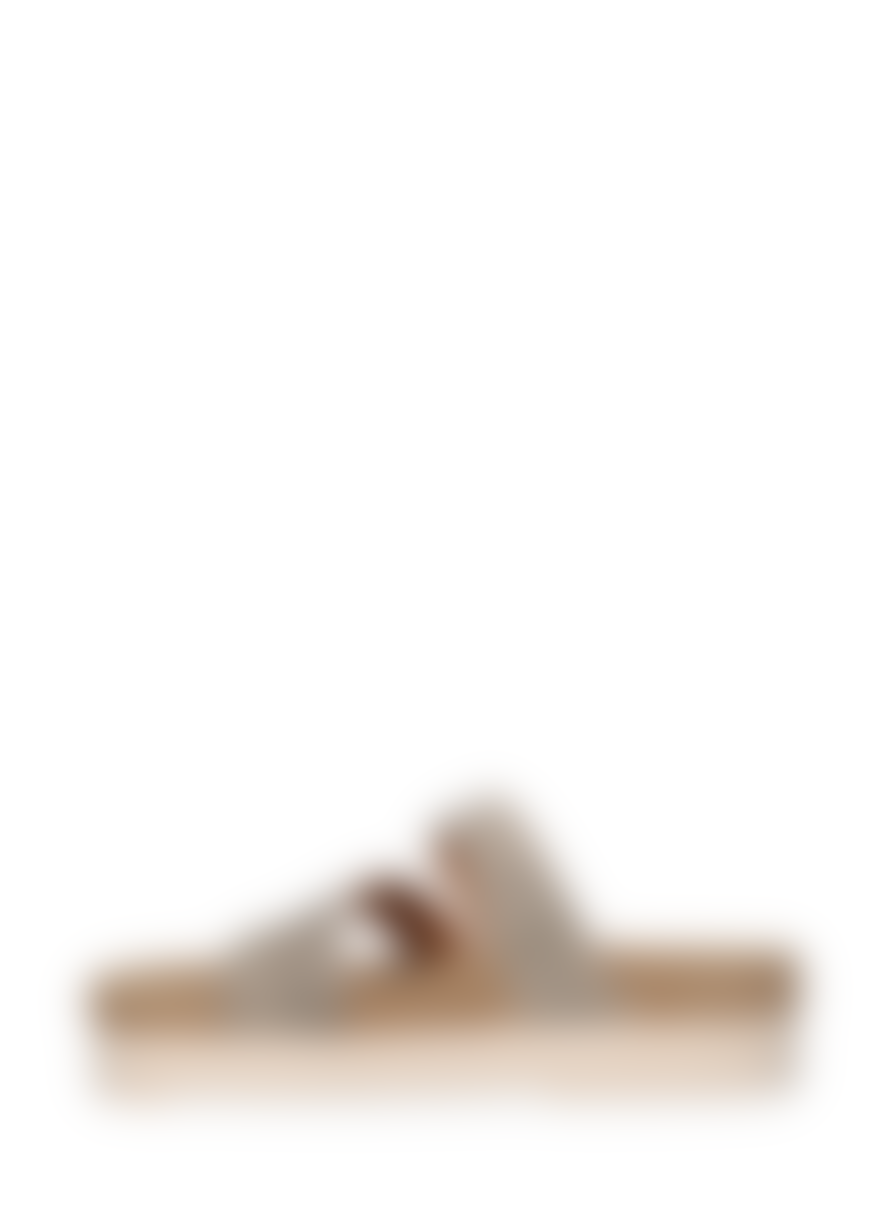 Maruti  Balou Hairon Leather Sandals In Pixel Off White Black