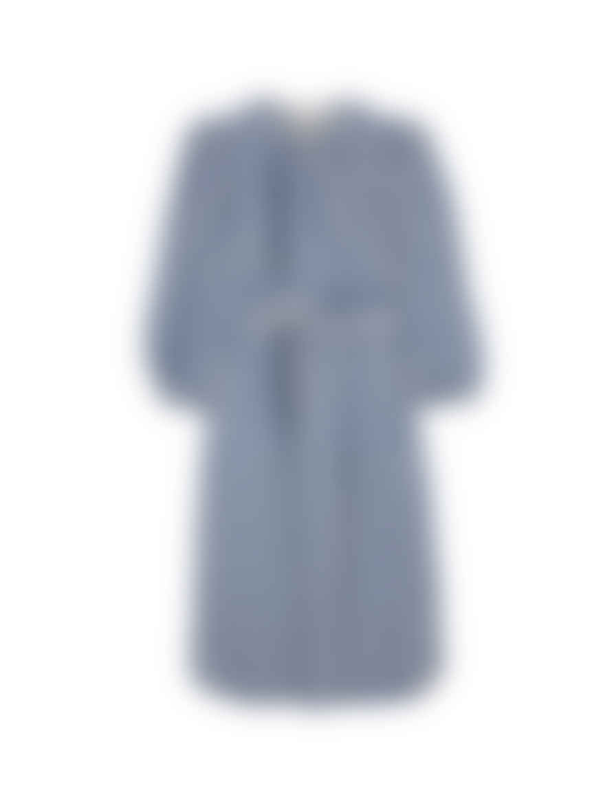 APOF Madeline Dress Blue Check