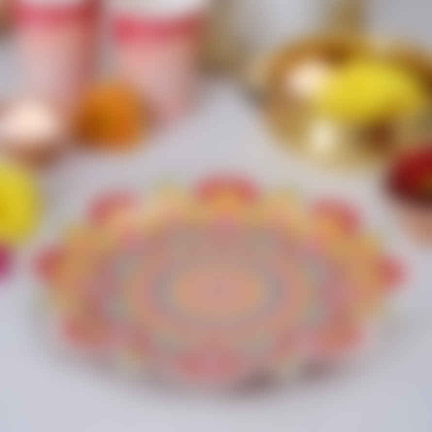 Ginger Ray Multicoloured Paper Diwali Plates..