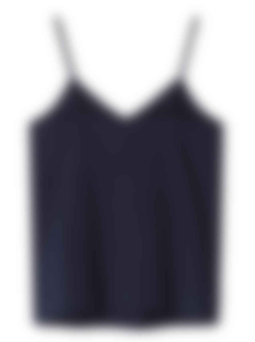 Chalk (original archived) Navy Lauren Vest Top