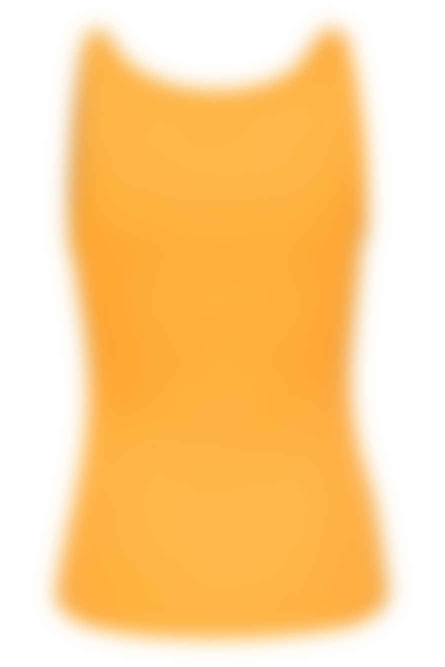 Gestuz Drewgz Jersey Top - Flame Orange