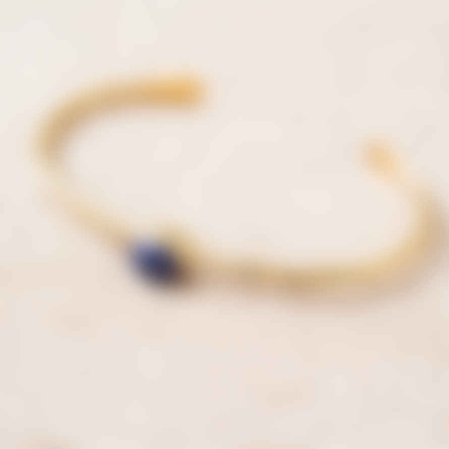 A Beautiful Story Moonlight Lapis Lazuli Bracelet