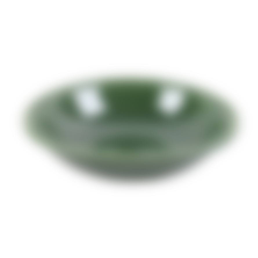 M M Living Set of 2 Green Bowls - Scallop and Bobble