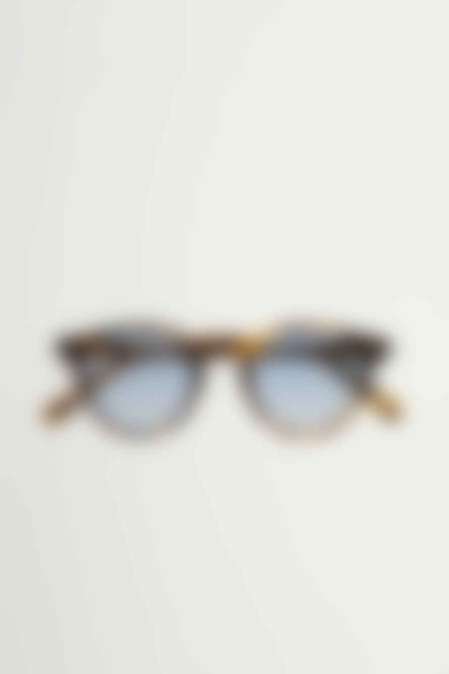 Monokel Eyewear Eyewear - Forest Havana Sunglasses - Blue Gradient Lens