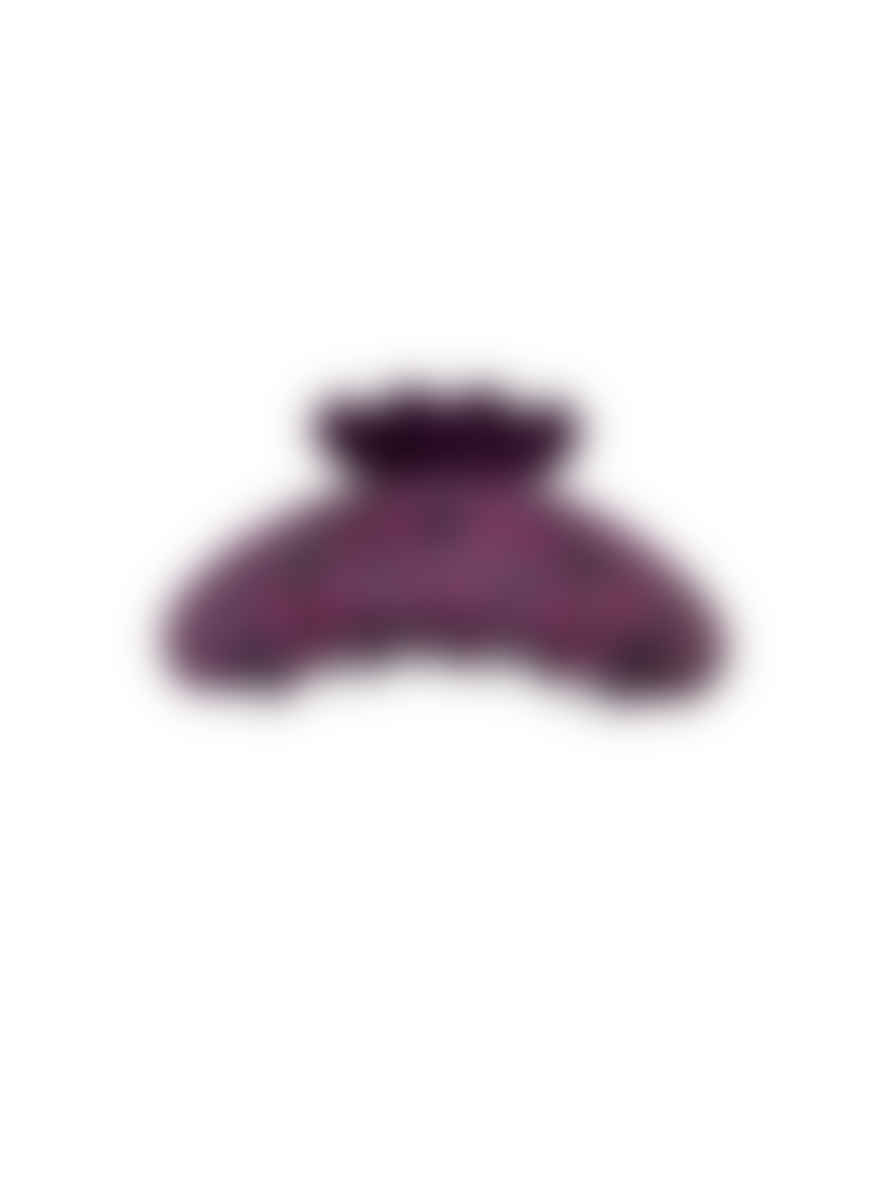 Black Colour Dark Purple Hair Claw Premium with Rhinestones 