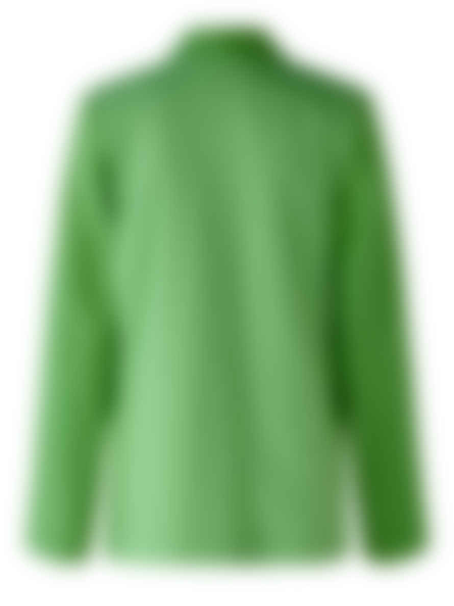 Oui Green Linen Jacket