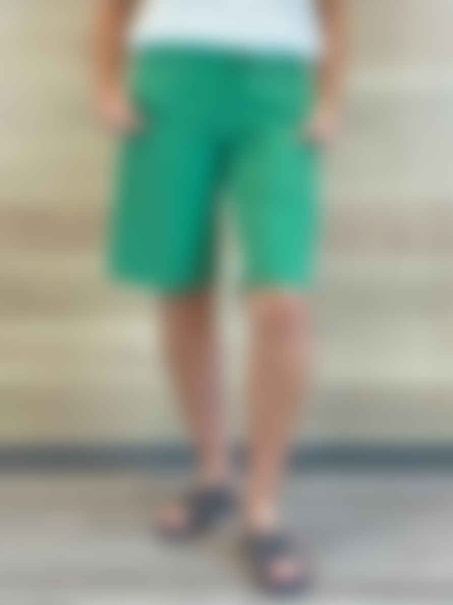b.young Green Bydanta Casual Bermuda Shorts