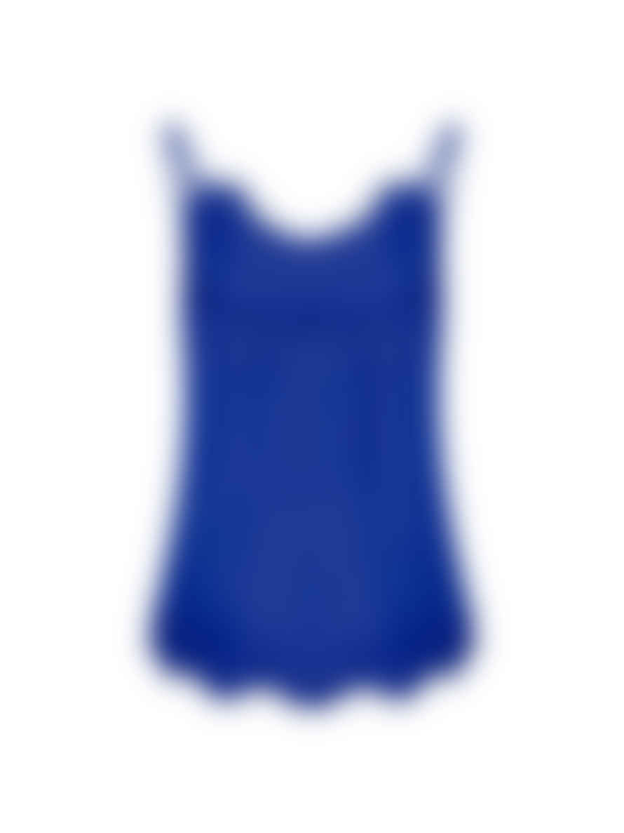 CC Heart Cobalt Blue Lace Cami Top