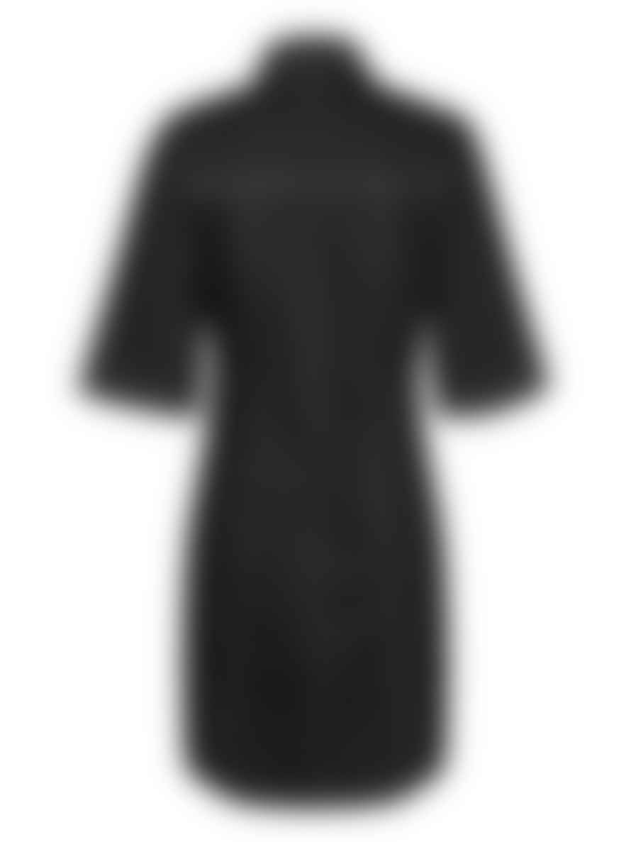 Gestuz Black Denim Audagz Short Dress