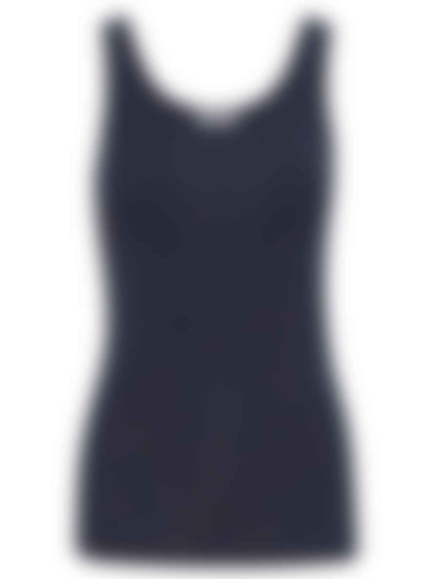b.young Navy Pamila Vest Top