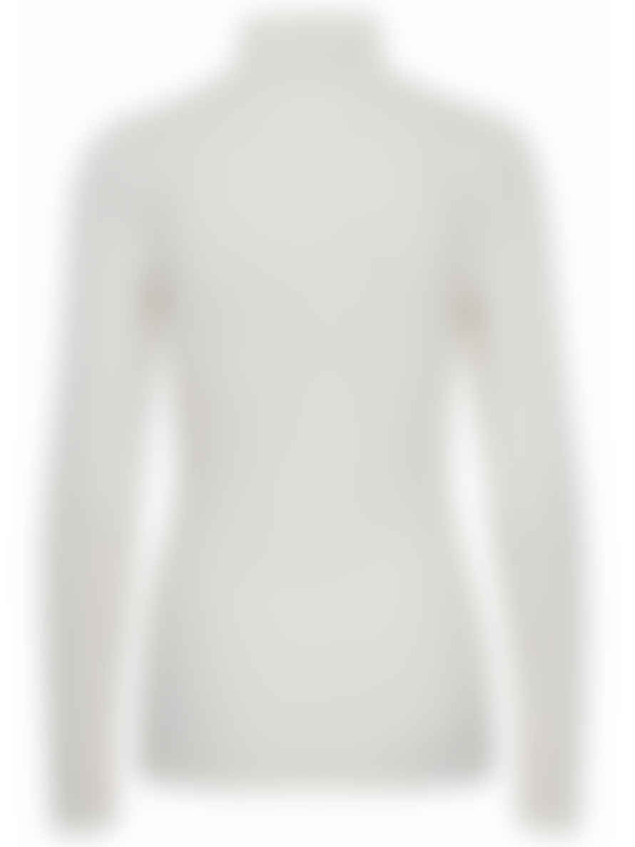 b.young Off White Pamila Roll Neck TOP