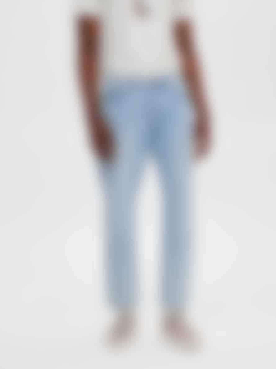 Selected Homme Selected - Jeans Bleu Clair Court