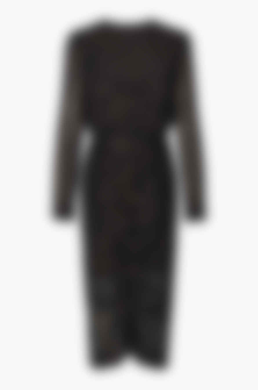 Second Female Black Chavella Midi Dress