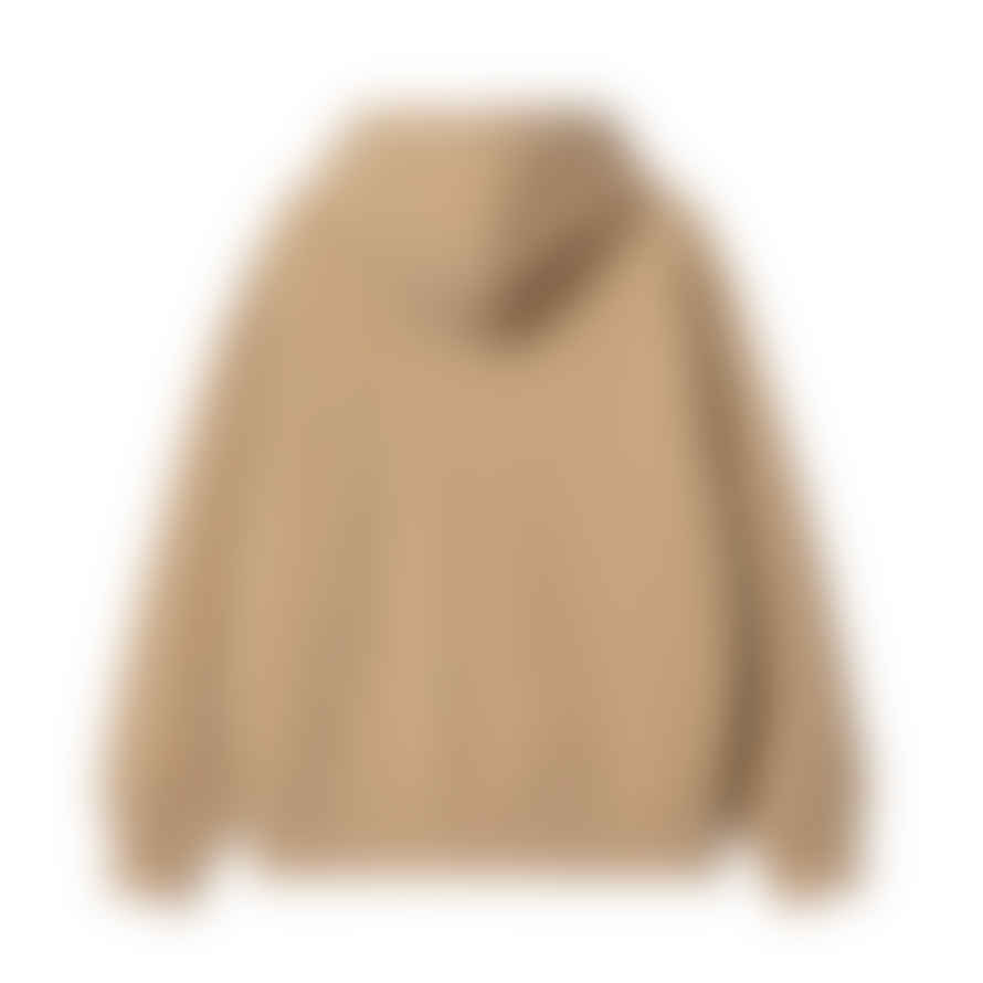 Carhartt W' Hooded Nelson Sweatshirt Dusty H Brown Garment Dyed