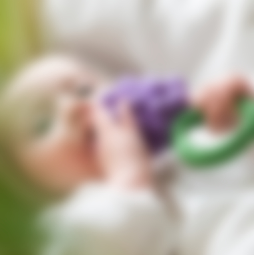 Oli & Carol Grape Baby Rattle, Teether & Bath Toy. Age 0+