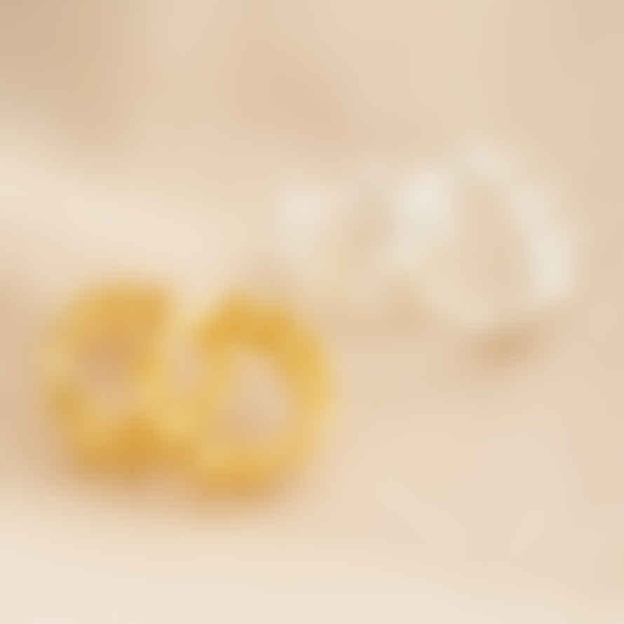 Lisa Angel Fern Leaf Huggie Hoop Earrings In Silver Or Gold