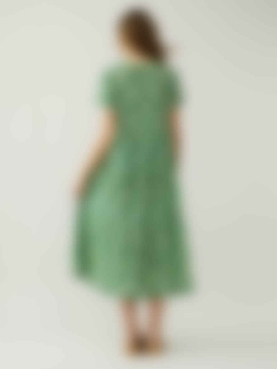 Odd Molly Scarlet Long Dress Green