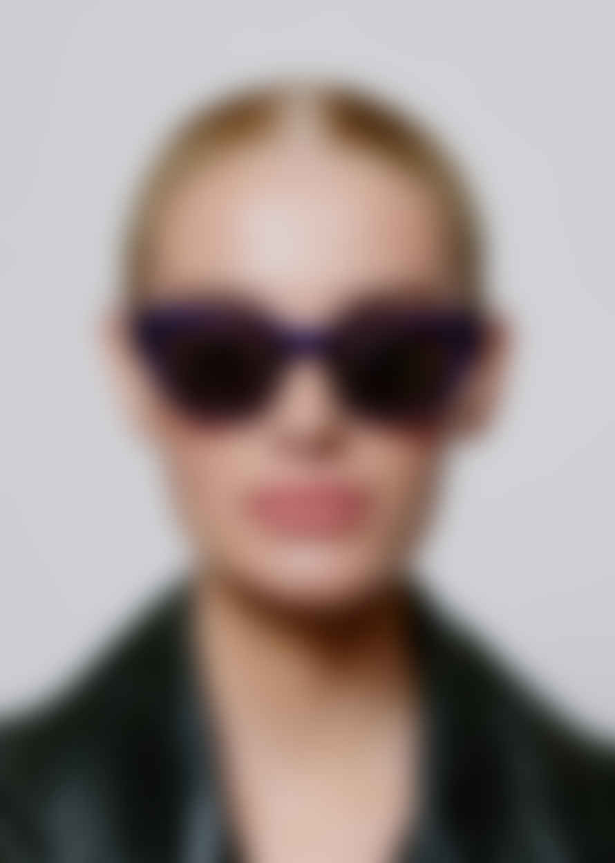 A.Kjaerbede  Kaws Sunglasses - Purple Transparent