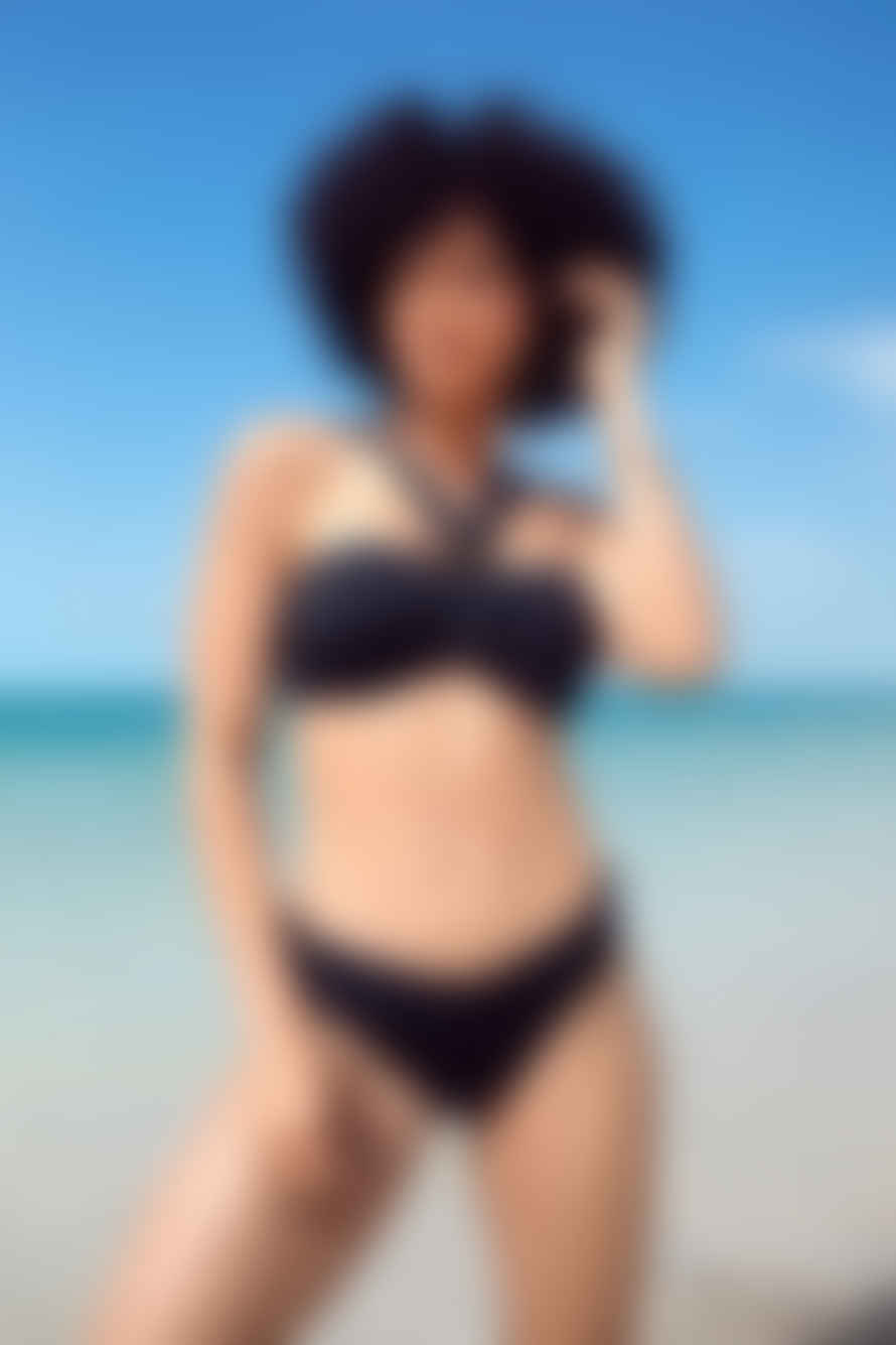 NAIA Beach Selene Bikini Bottoms - Black