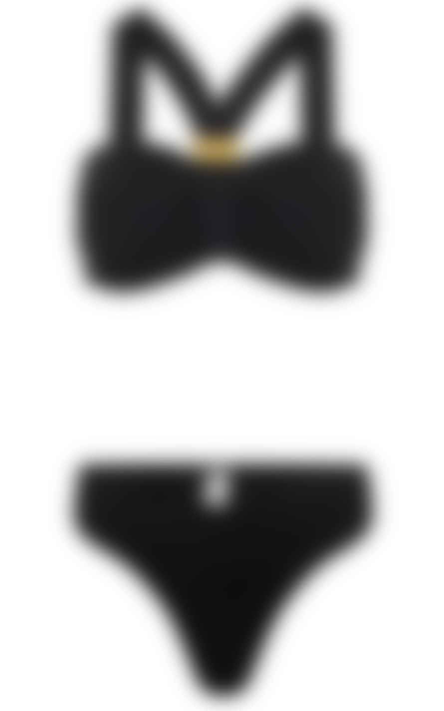 NAIA Beach Selene Bikini Bottoms - Black