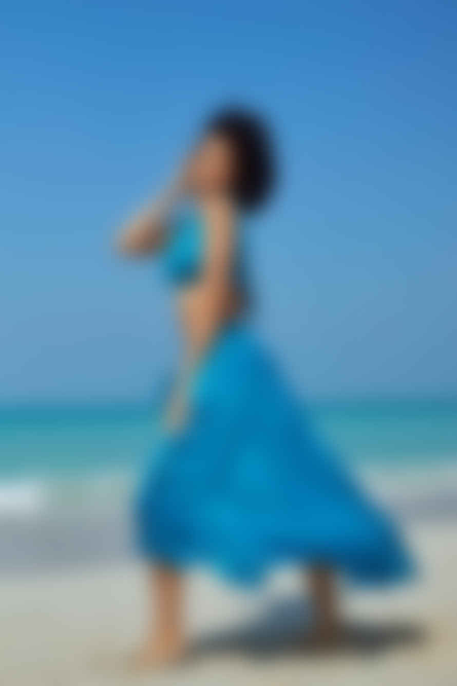 NAIA Beach Kiki Multiway Skirt Dress - Teal