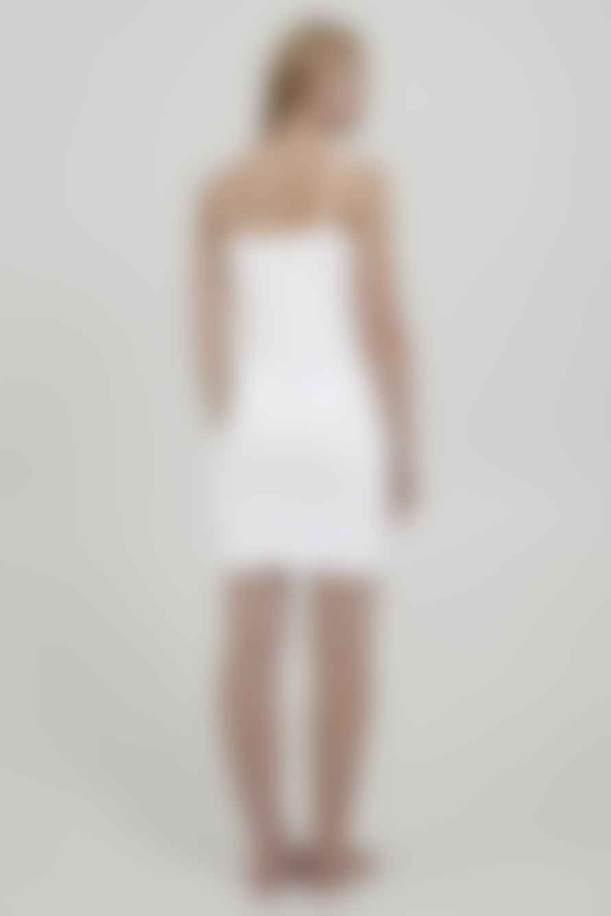 b.young White Underdress