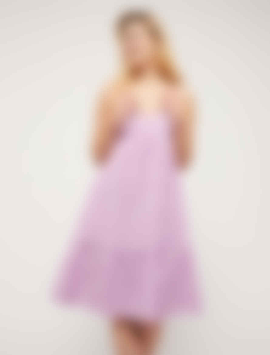 Penny Black Flared Dress Coricato Dress In Violet Stripe