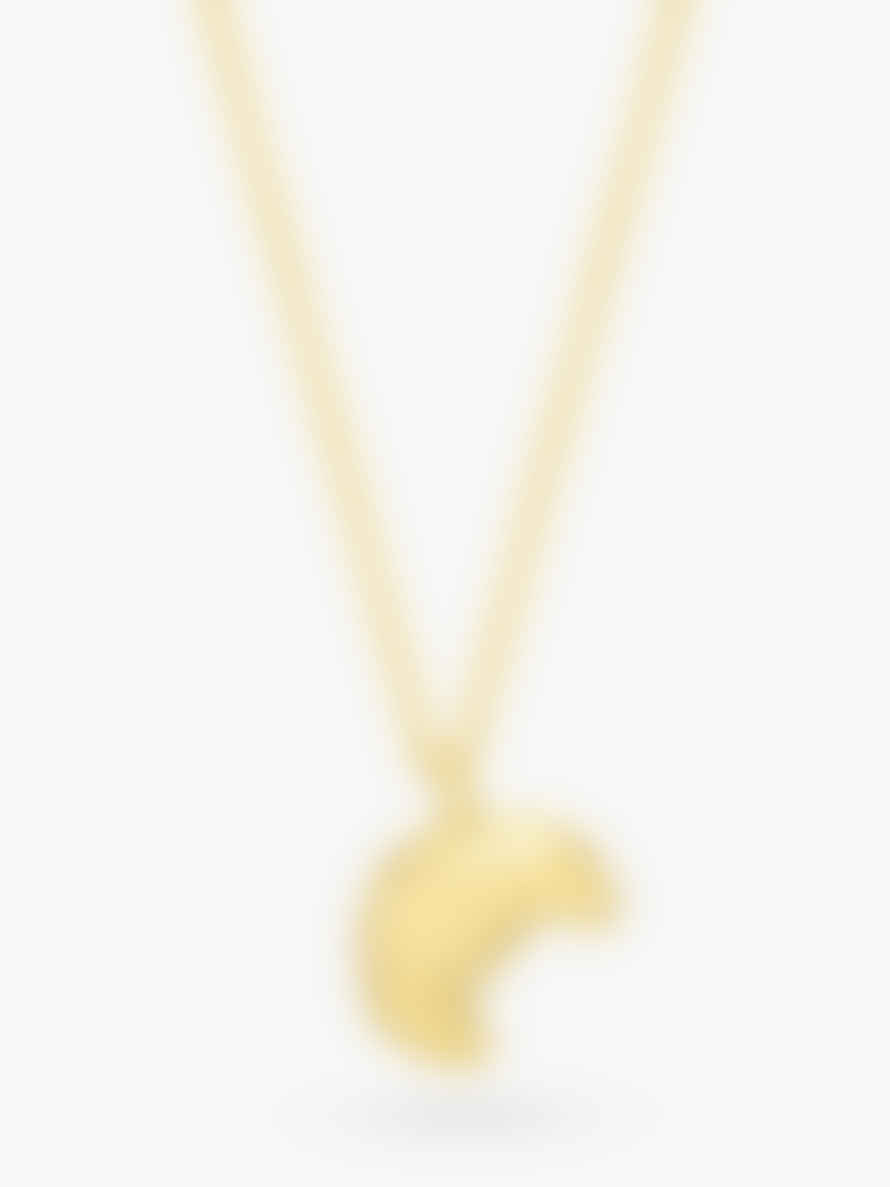 Estella Bartlett  Gold Croissant Pendant Necklace