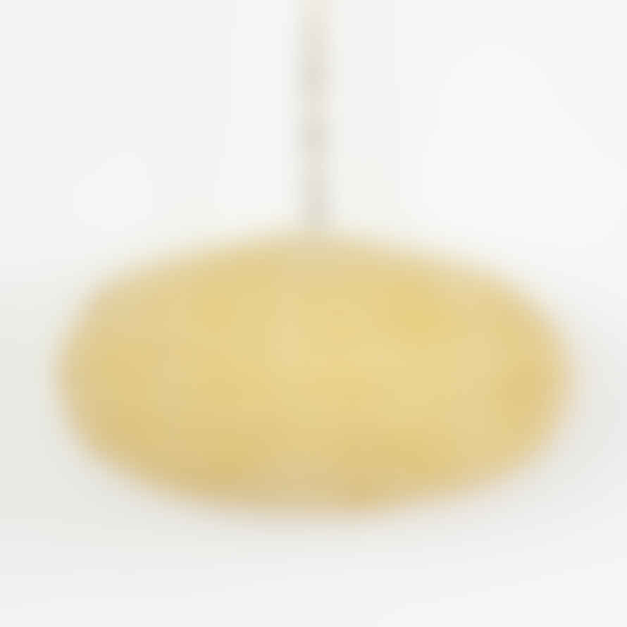 Afroart Yellow Spot On Oval Lampshade