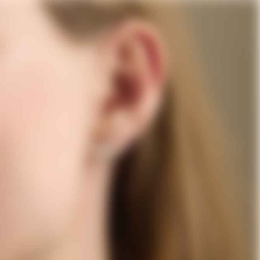 Pernille Corydon Gold Biloba Stud Earrings