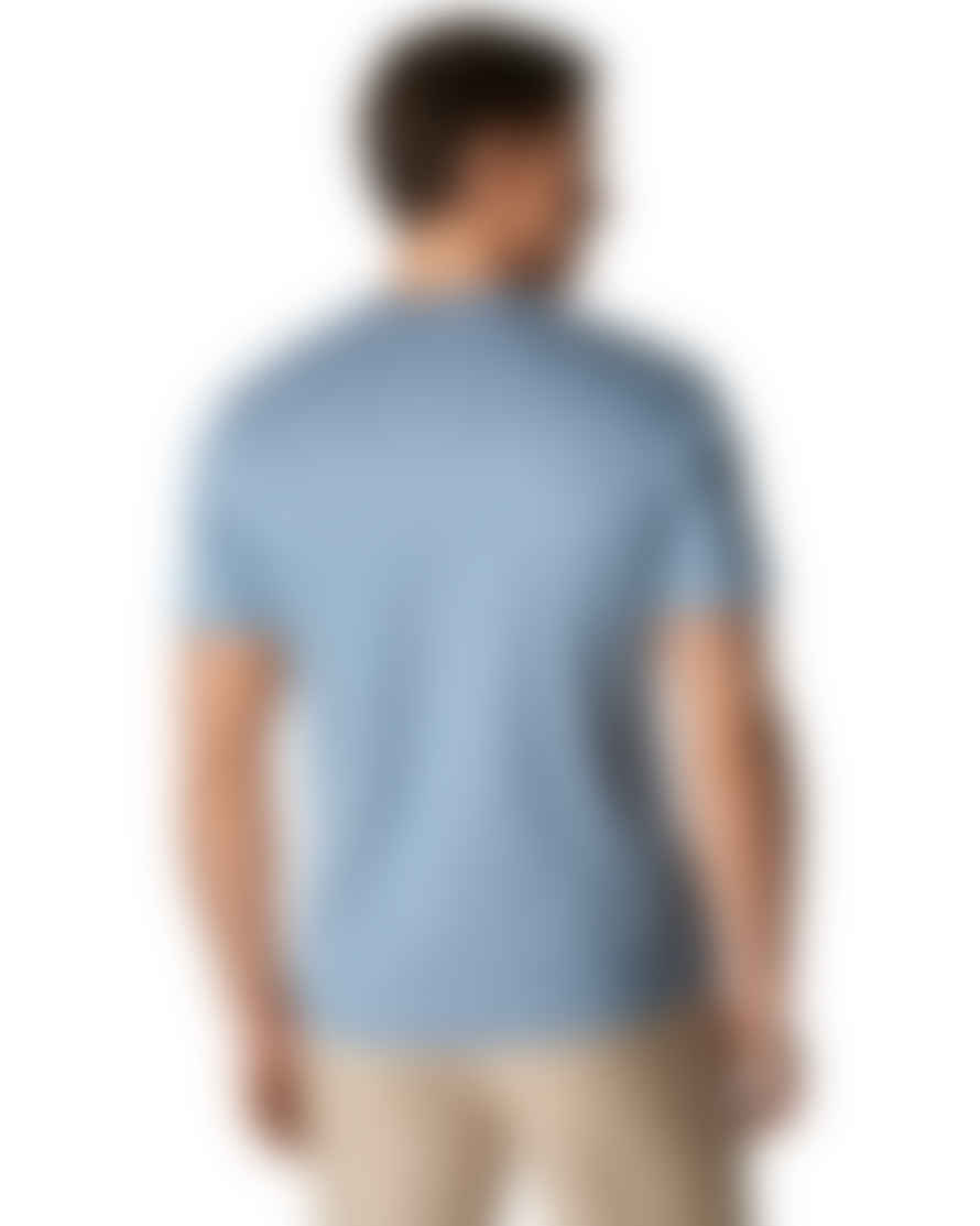 ETON Blue Slim Fit Striped Filo Di Scozia T Shirt