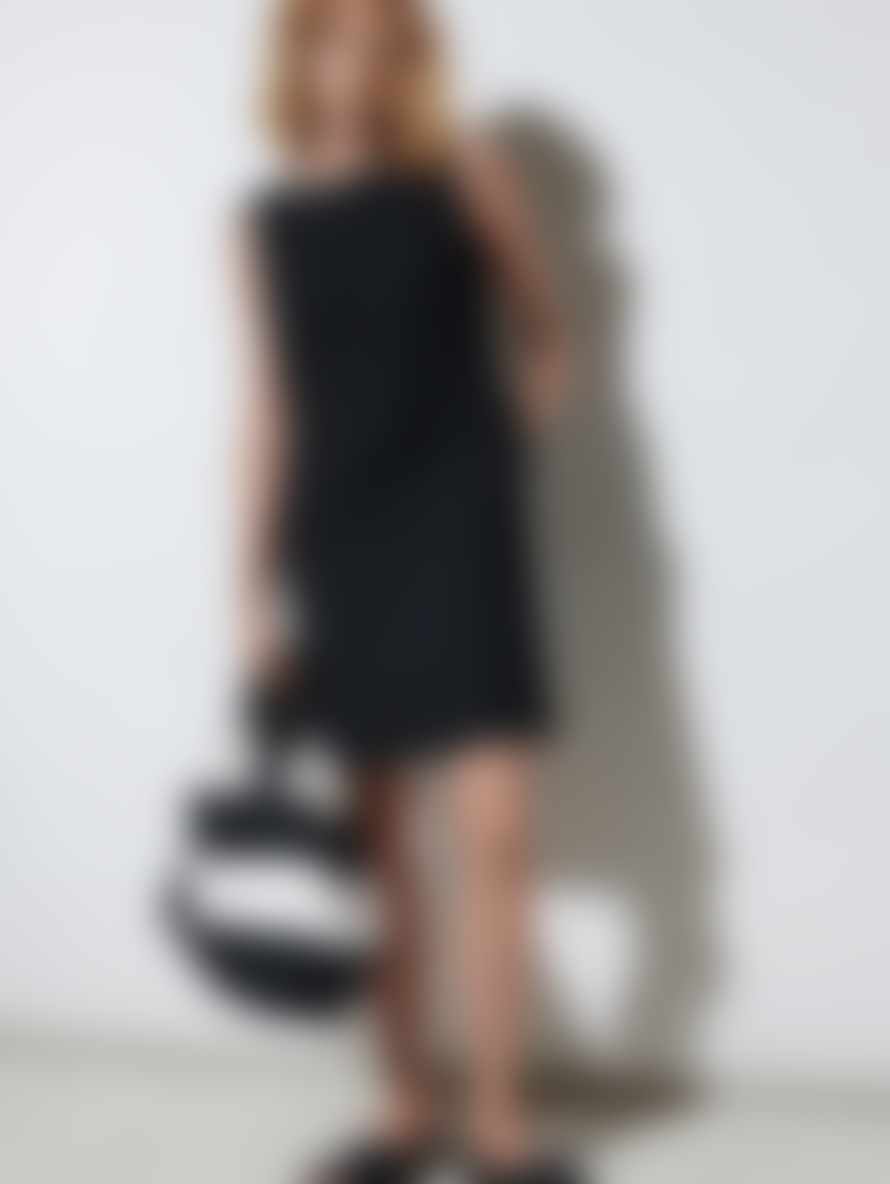 Luisa Cerano Black Tweed Look Shift Dress 778412 3506 0001