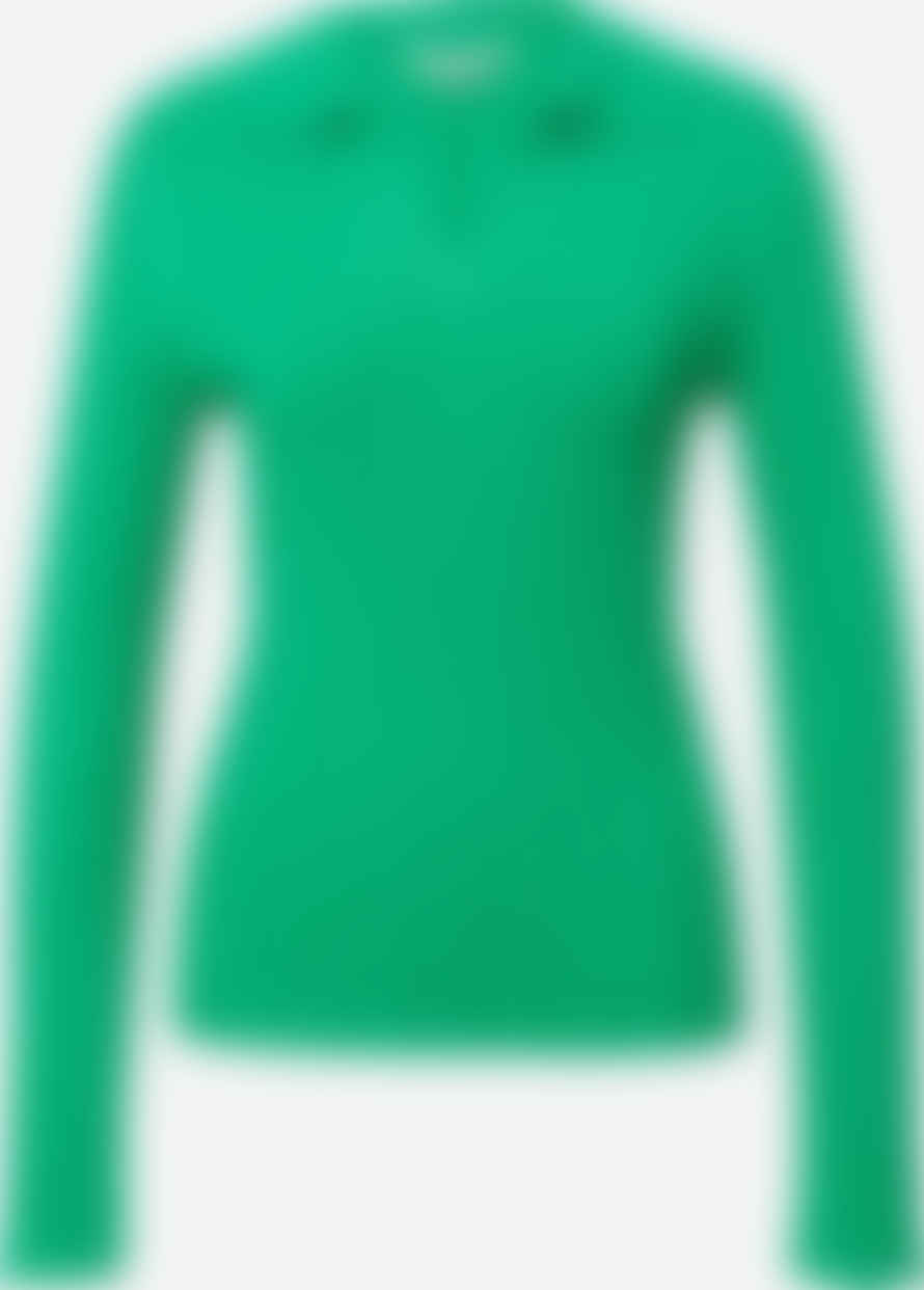 mbyM Valja Polo Sweater In Grass Green
