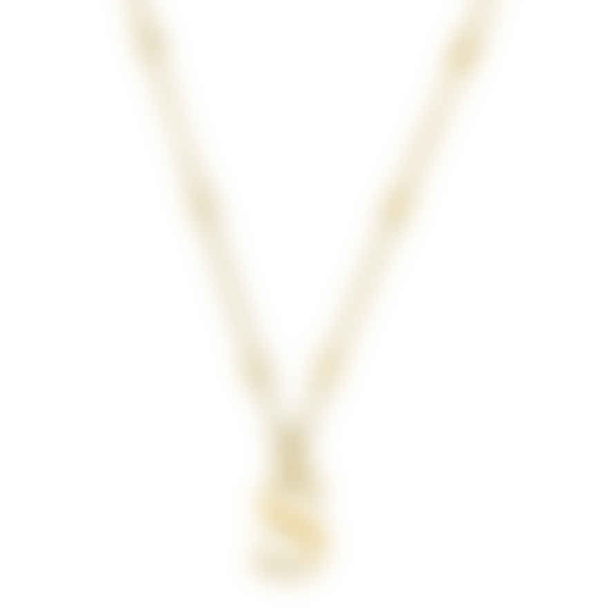 ChloBo Iconic Initial Necklace - Gold S