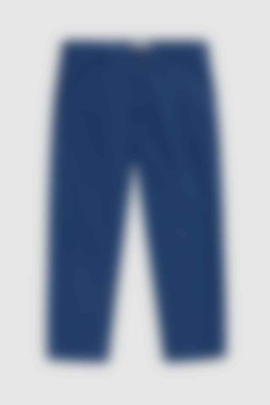 CLOSED Pantalon Dover - Popeline Coton Bio - Relaxed - Bleu Indigo