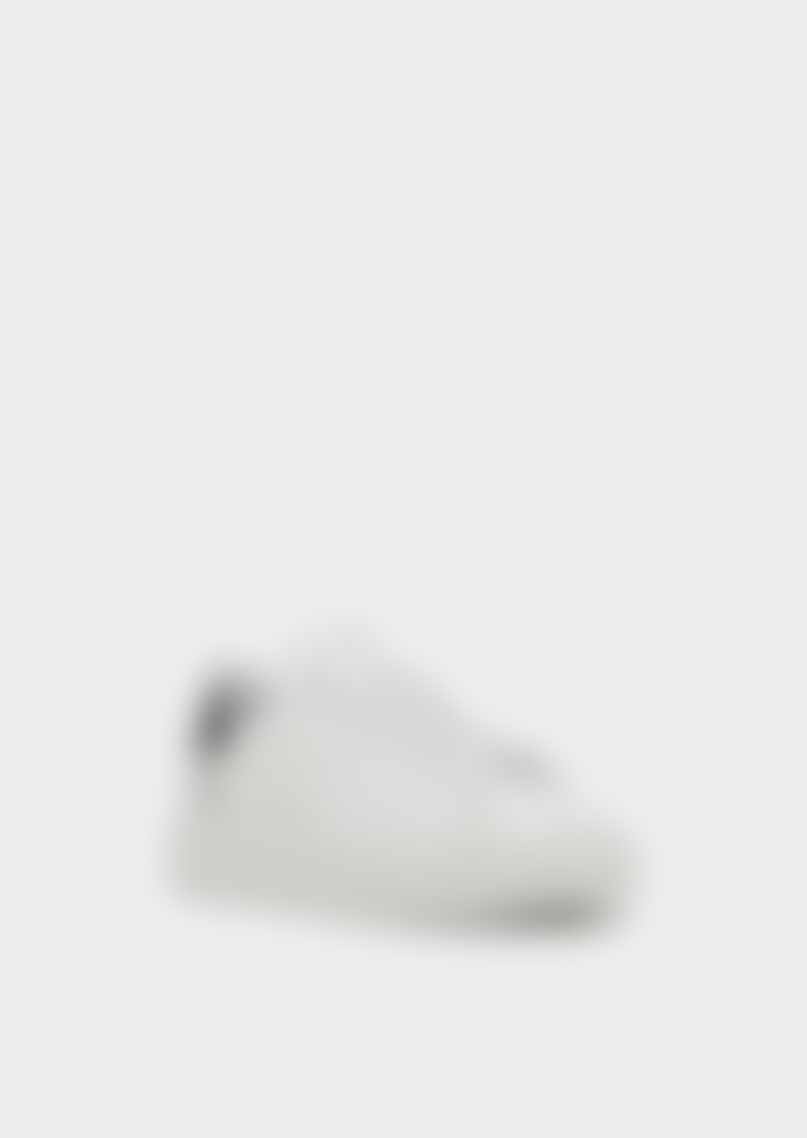 ATTIC WOMENSWEAR Sfera Patent Leather Sneakers - White/Black