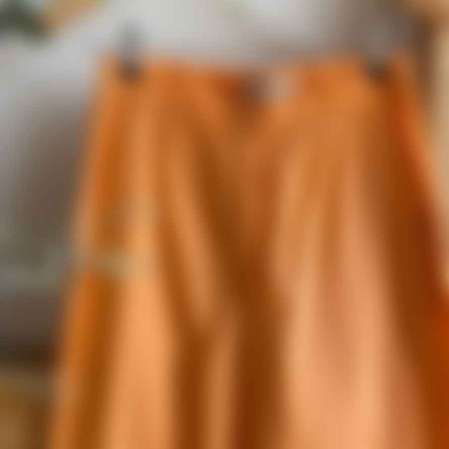 ICHI Pantalon Ample Orange
