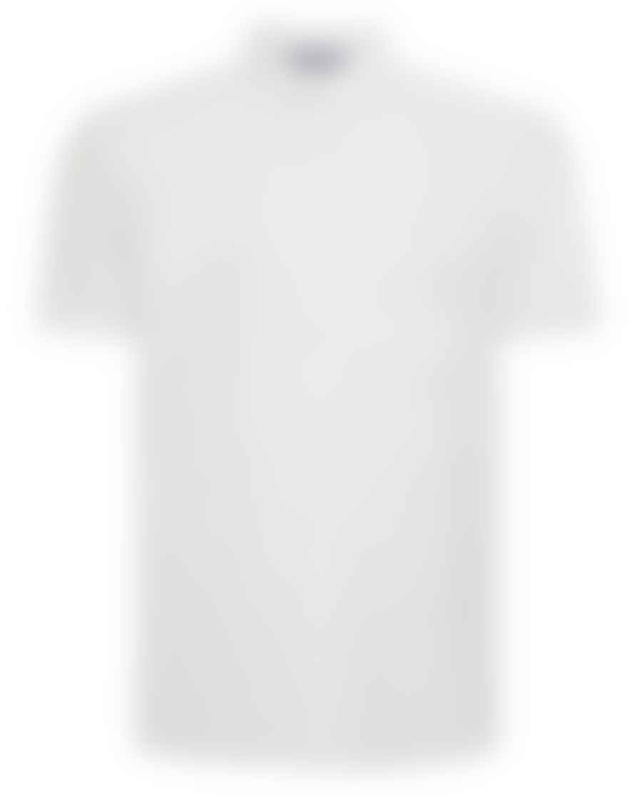 Remus Uomo Rome Linen Blend Short Sleeve Shirt - White