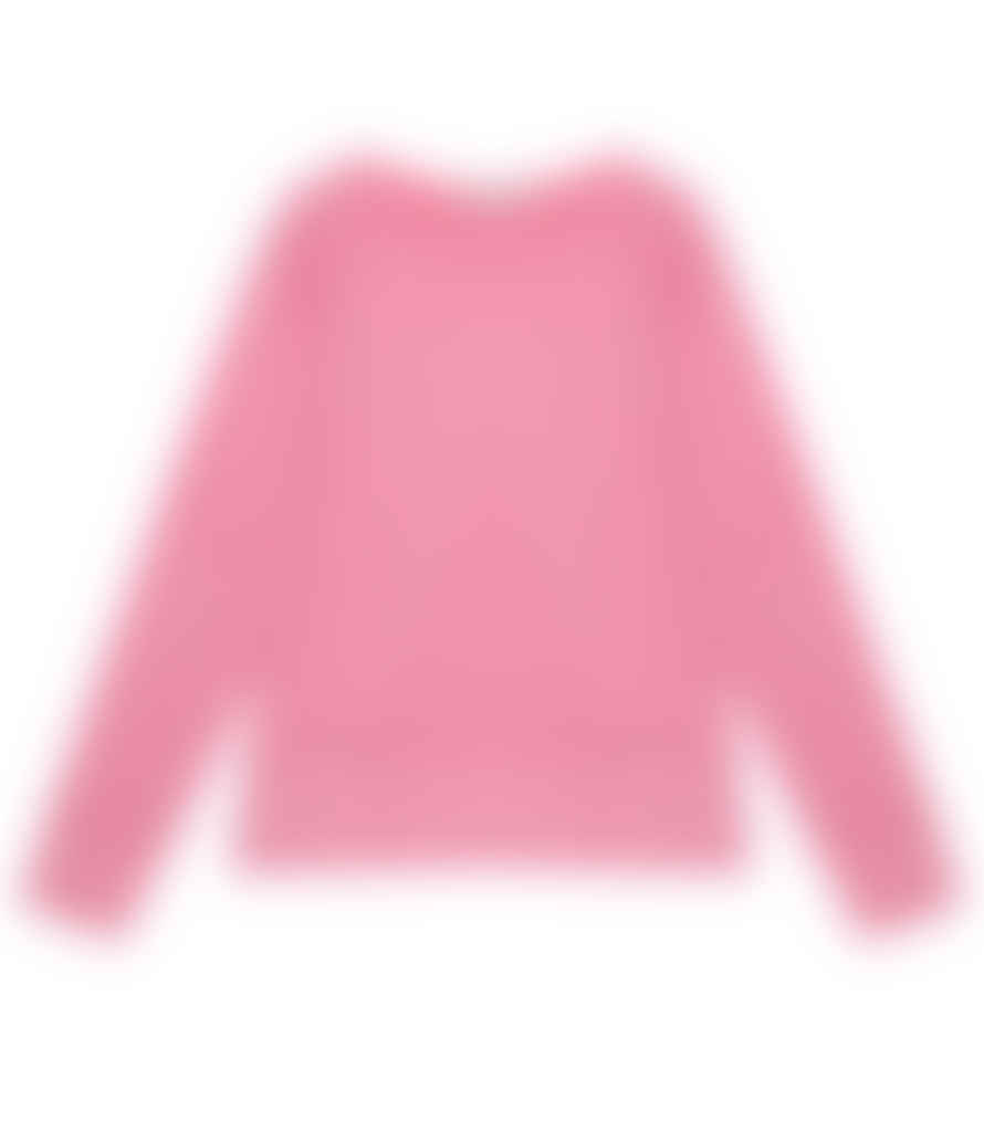 cashmere-fashion-store Trusted Handwork Bio-baumwoll Sweater Saint Etienne Rundhals Langarm