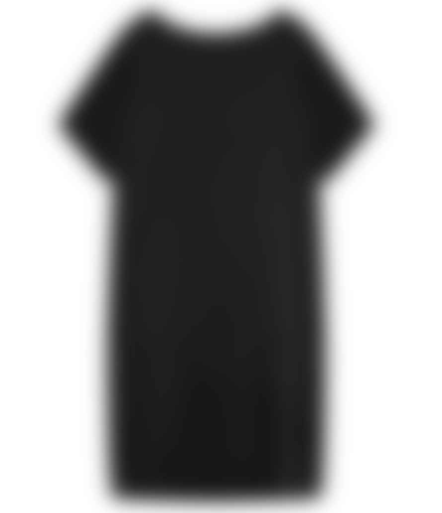 cashmere-fashion-store Crossley Seiden-mix Kleid Sult Rundhalsausschnitt Kurzarm